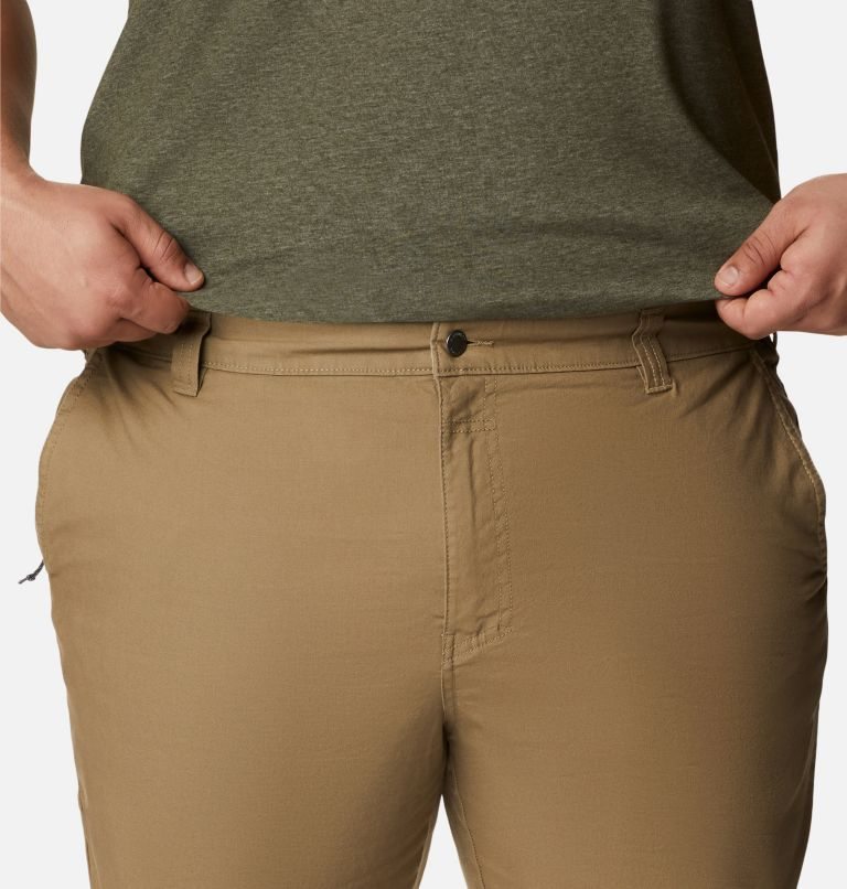 Men's Columbia Flex ROC Pants Brown | Plus Size CA-D16AC